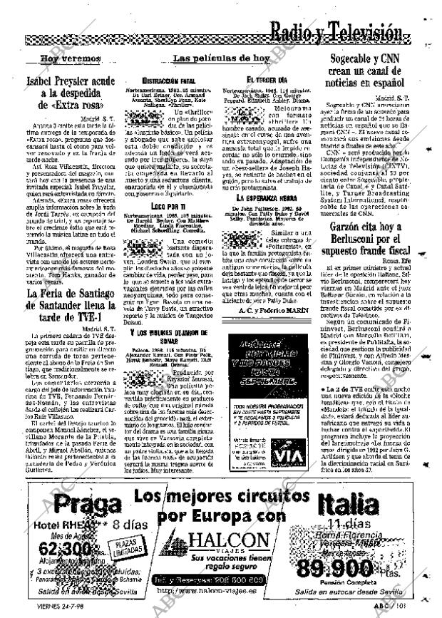 ABC SEVILLA 24-07-1998 página 101