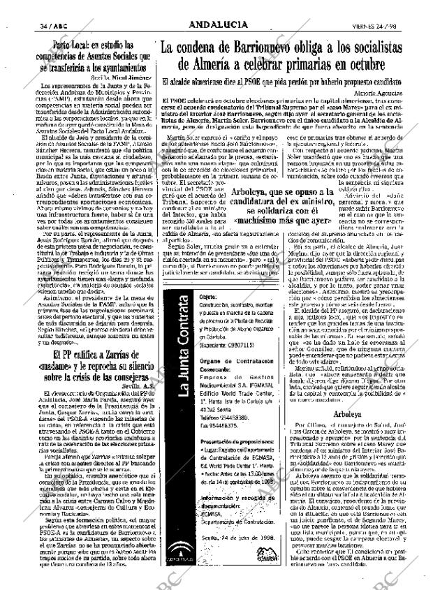 ABC SEVILLA 24-07-1998 página 34