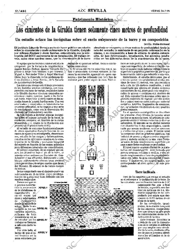 ABC SEVILLA 24-07-1998 página 52