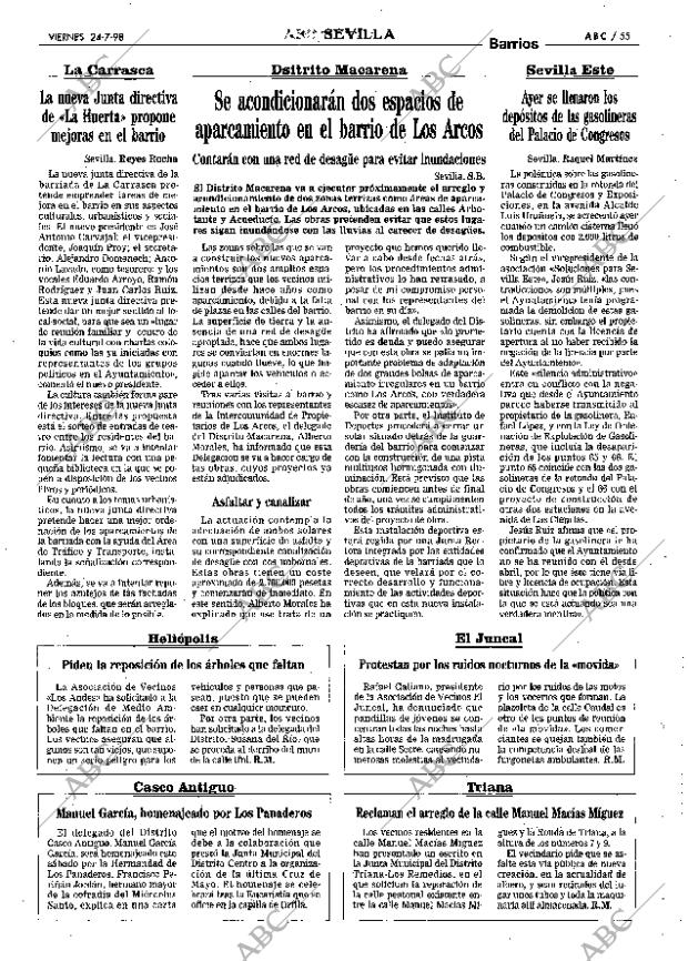 ABC SEVILLA 24-07-1998 página 55