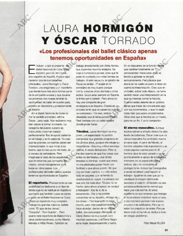 BLANCO Y NEGRO MADRID 26-07-1998 página 21