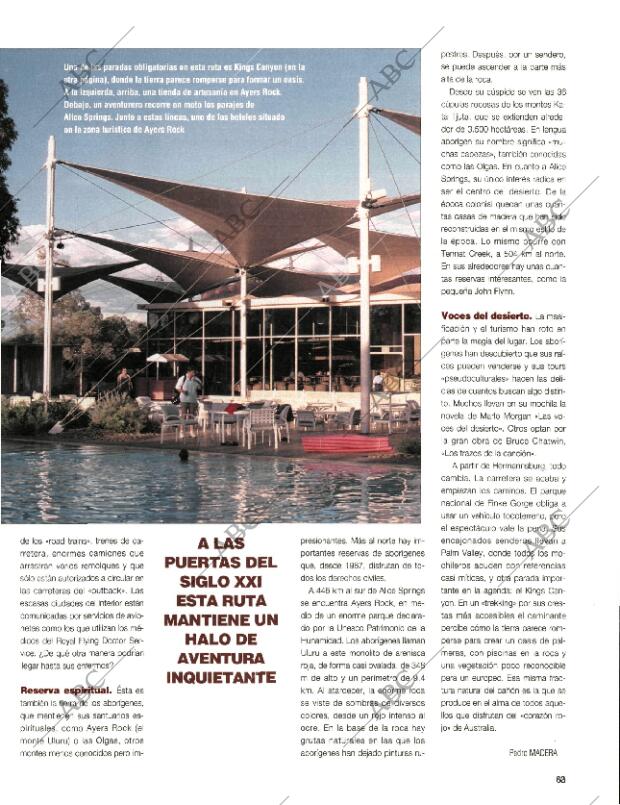 BLANCO Y NEGRO MADRID 26-07-1998 página 63