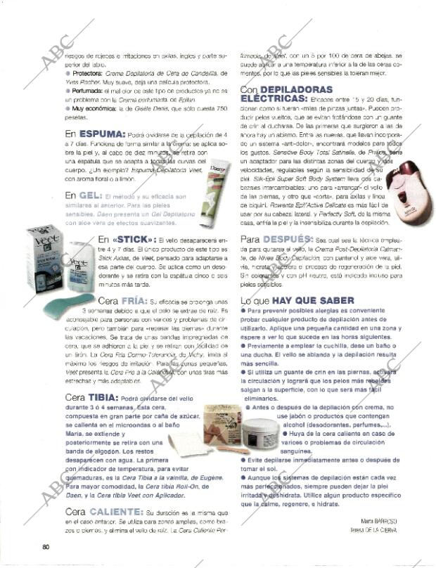 BLANCO Y NEGRO MADRID 26-07-1998 página 80