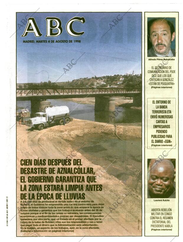 ABC MADRID 04-08-1998 página 1