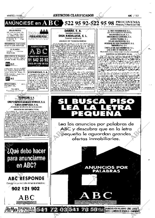 ABC MADRID 04-08-1998 página 101