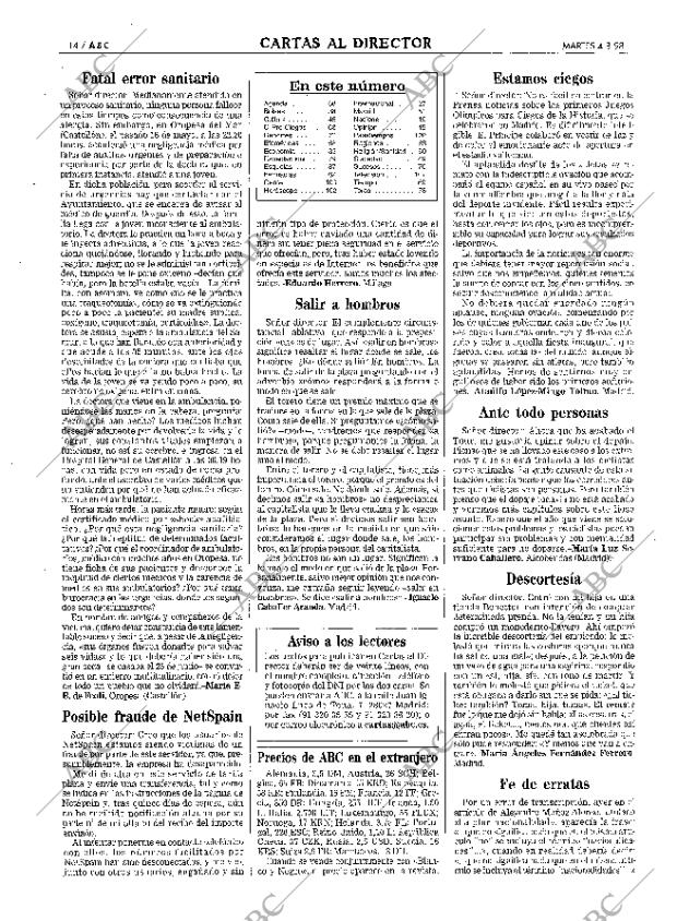 ABC MADRID 04-08-1998 página 14