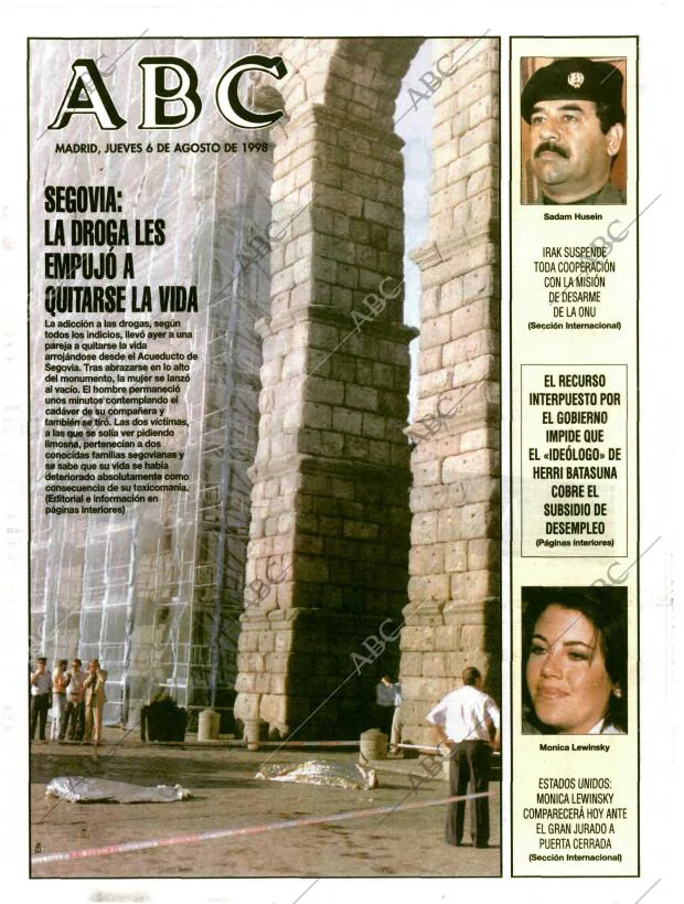 ABC MADRID 06-08-1998 página 1