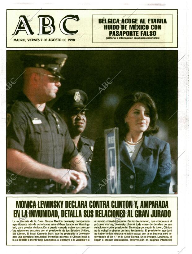 ABC MADRID 07-08-1998 página 1