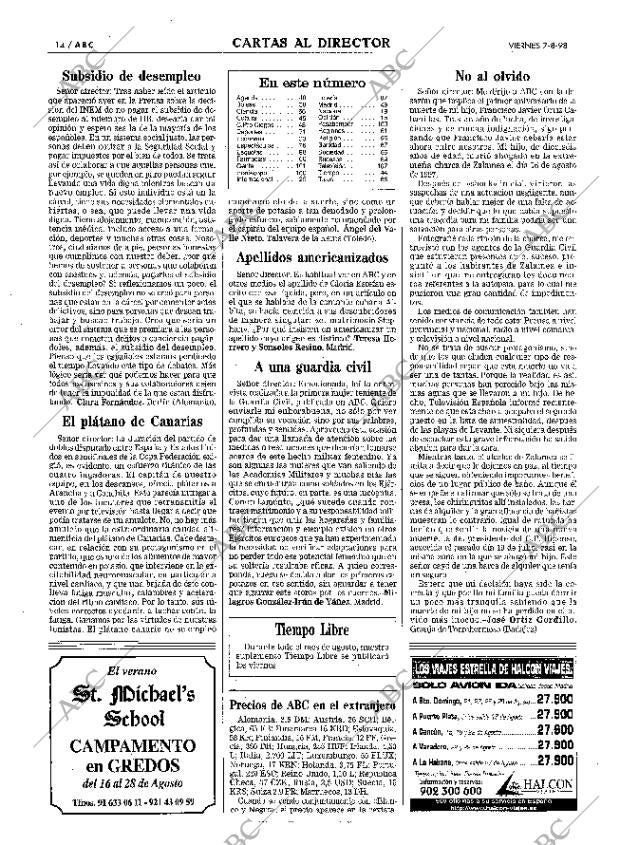 ABC MADRID 07-08-1998 página 14