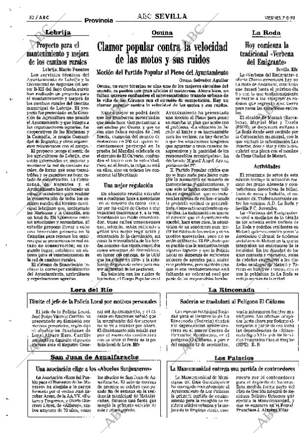 ABC SEVILLA 07-08-1998 página 52