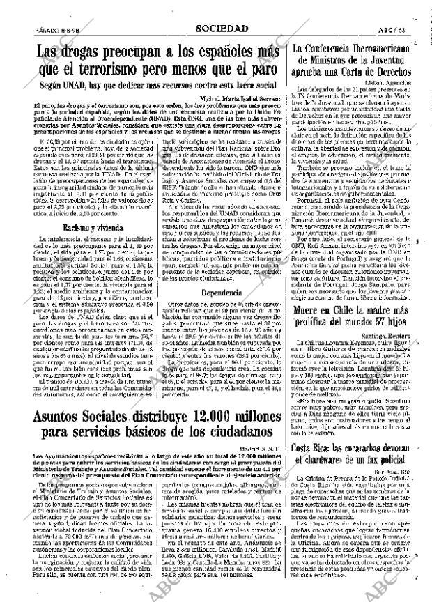 ABC MADRID 08-08-1998 página 63