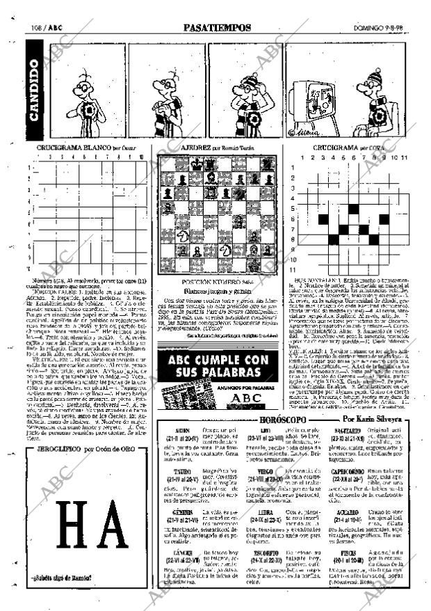 ABC MADRID 09-08-1998 página 108