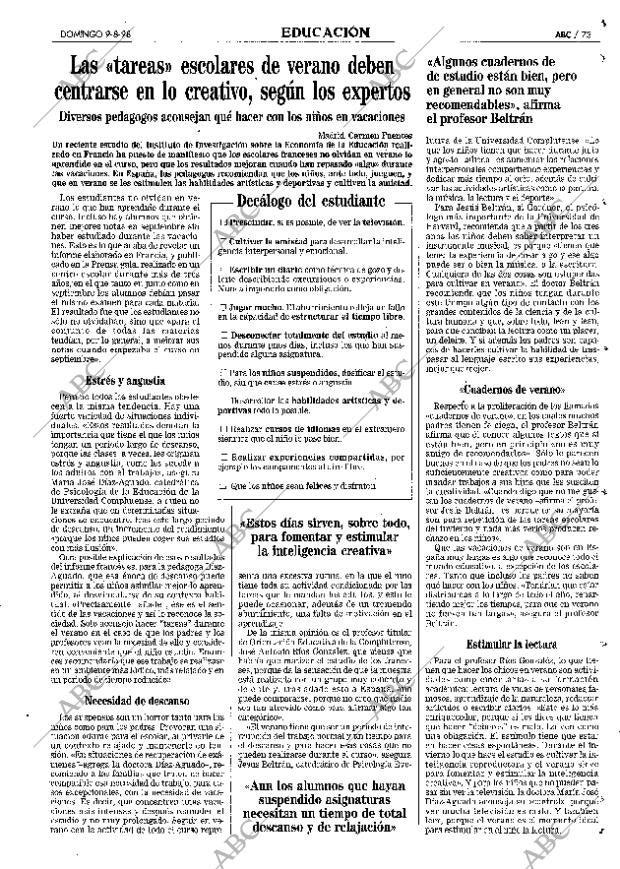 ABC MADRID 09-08-1998 página 73