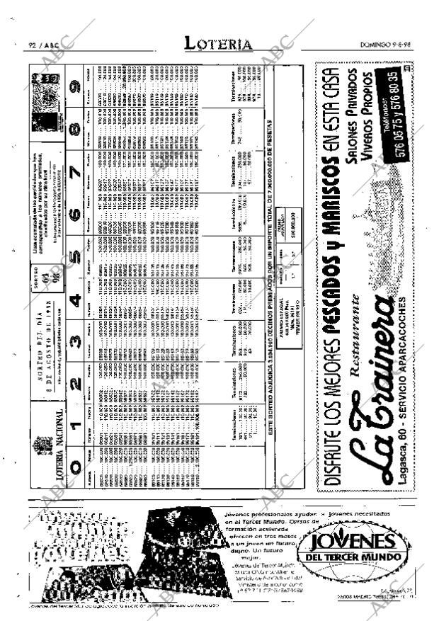 ABC MADRID 09-08-1998 página 92