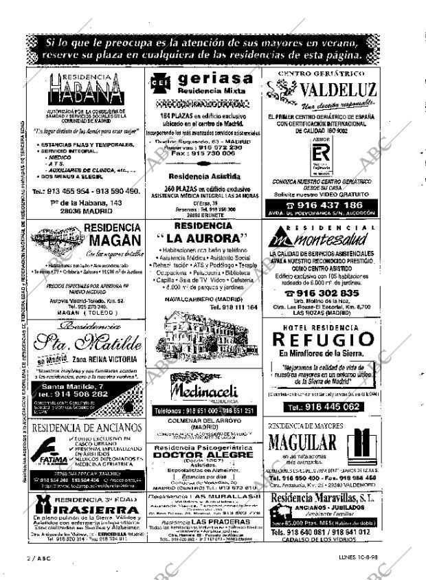 ABC MADRID 10-08-1998 página 2