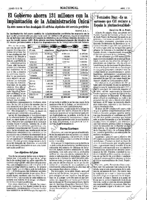 ABC MADRID 10-08-1998 página 21