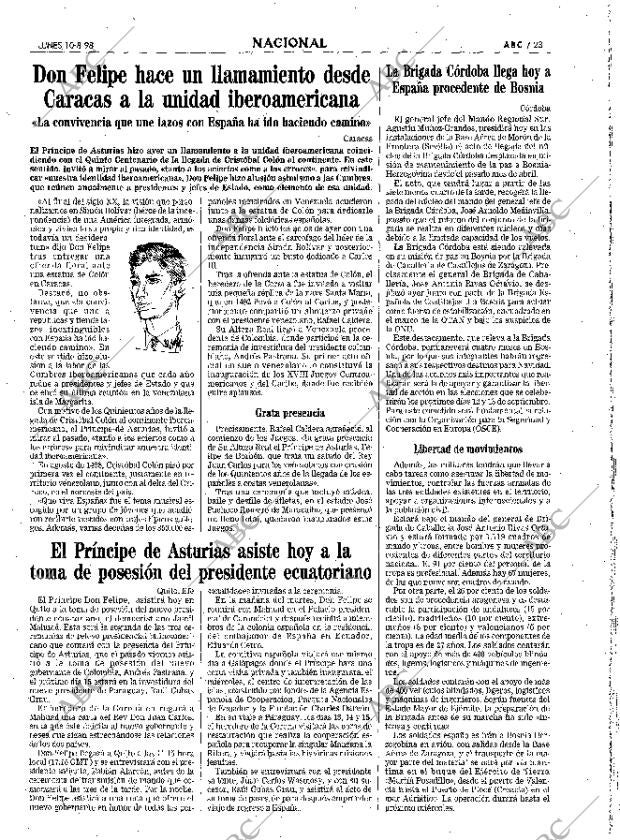 ABC MADRID 10-08-1998 página 23