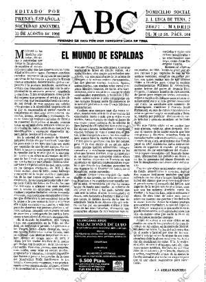 ABC MADRID 10-08-1998 página 3