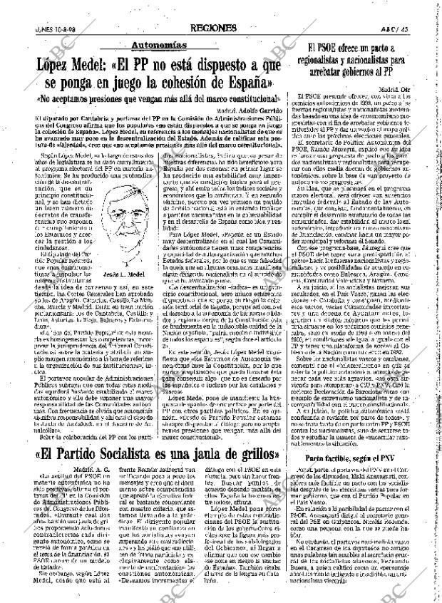 ABC MADRID 10-08-1998 página 45