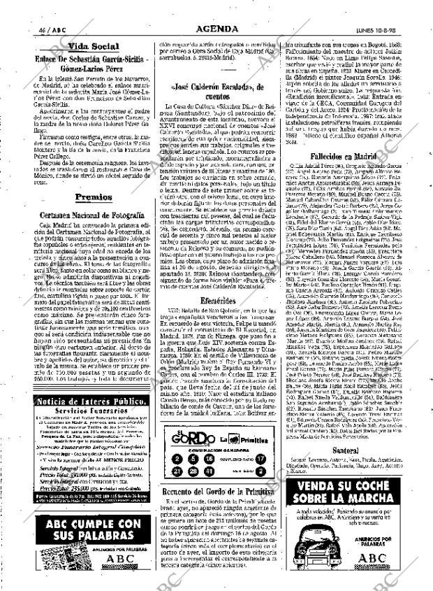 ABC MADRID 10-08-1998 página 46