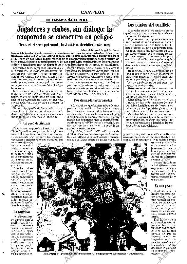 ABC MADRID 10-08-1998 página 64