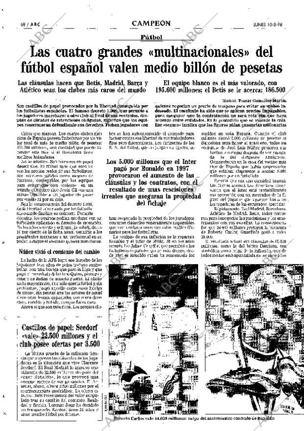 ABC MADRID 10-08-1998 página 68