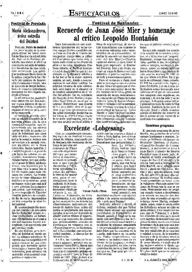 ABC MADRID 10-08-1998 página 74