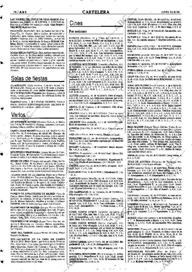 ABC MADRID 10-08-1998 página 78