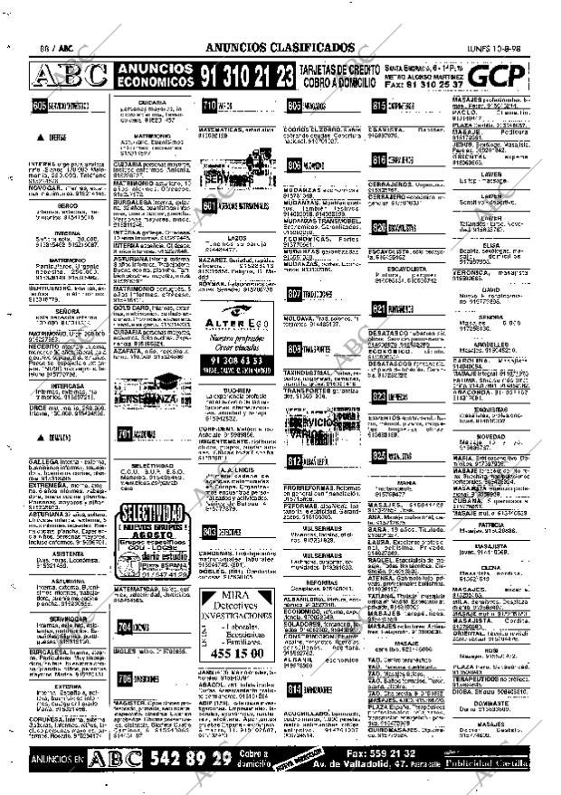 ABC MADRID 10-08-1998 página 88