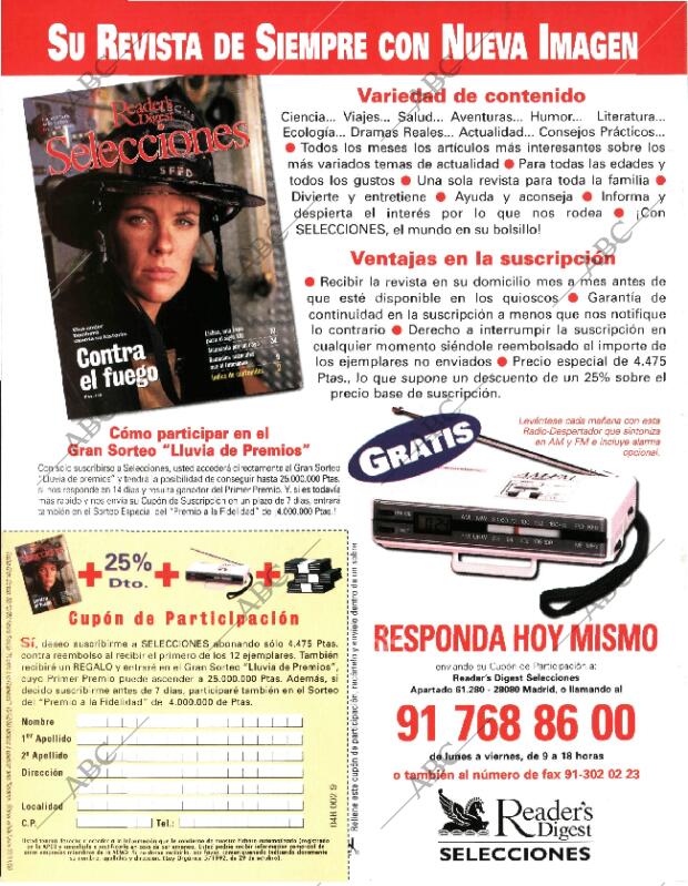BLANCO Y NEGRO MADRID 16-08-1998 página 84