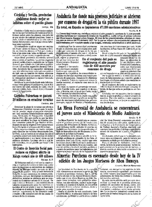 ABC SEVILLA 17-08-1998 página 32