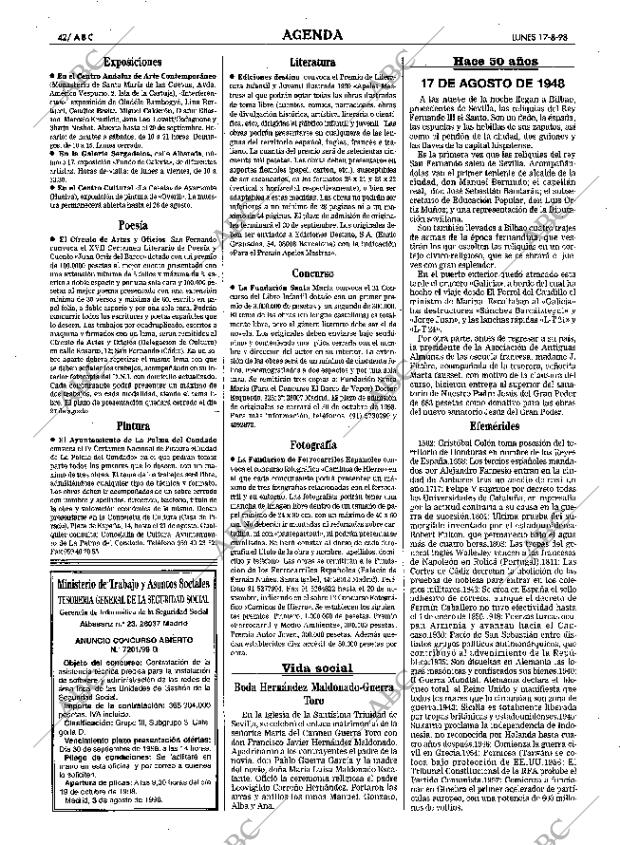 ABC SEVILLA 17-08-1998 página 42