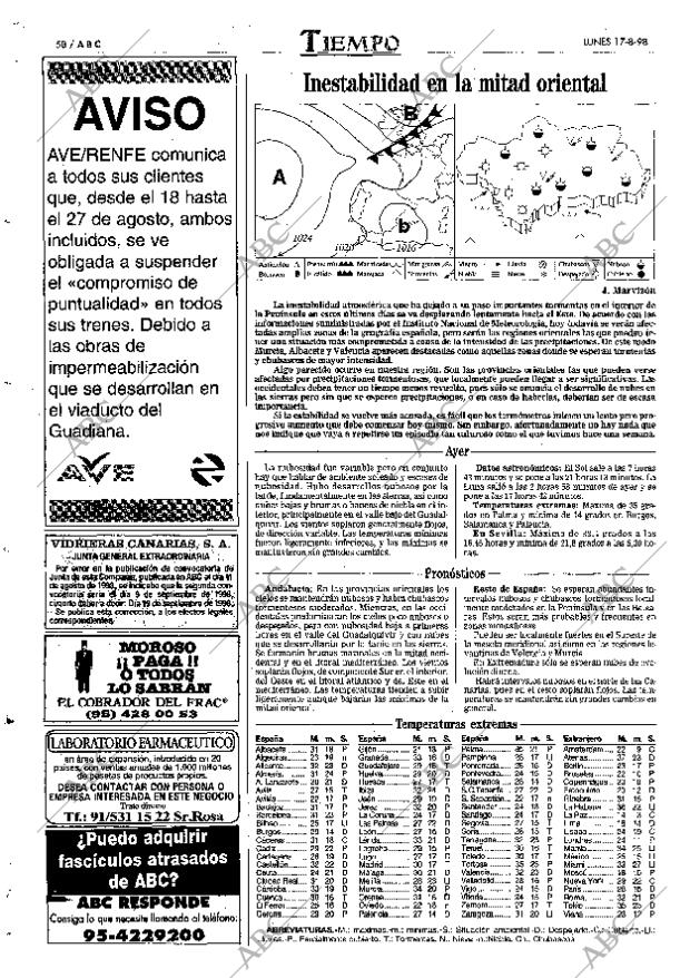 ABC SEVILLA 17-08-1998 página 58
