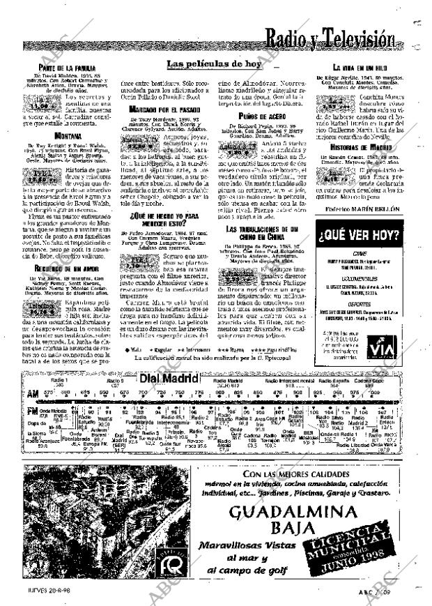 ABC MADRID 20-08-1998 página 109