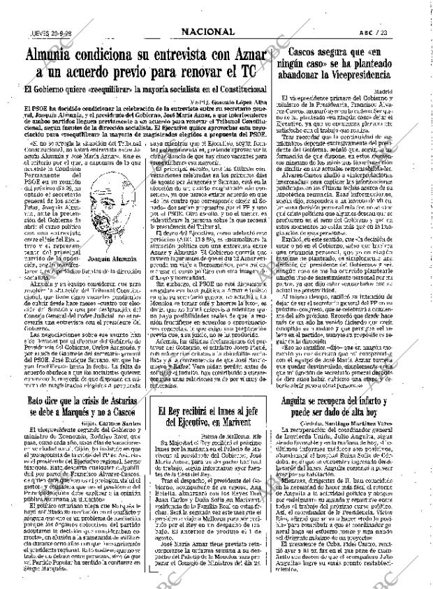 ABC MADRID 20-08-1998 página 23