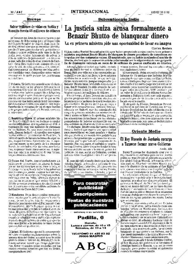 ABC MADRID 20-08-1998 página 30
