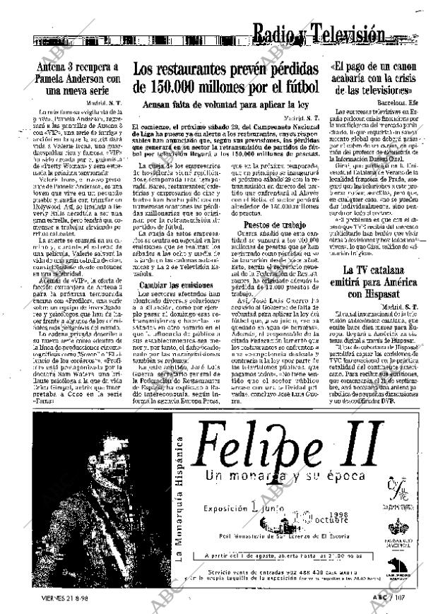 ABC MADRID 21-08-1998 página 107