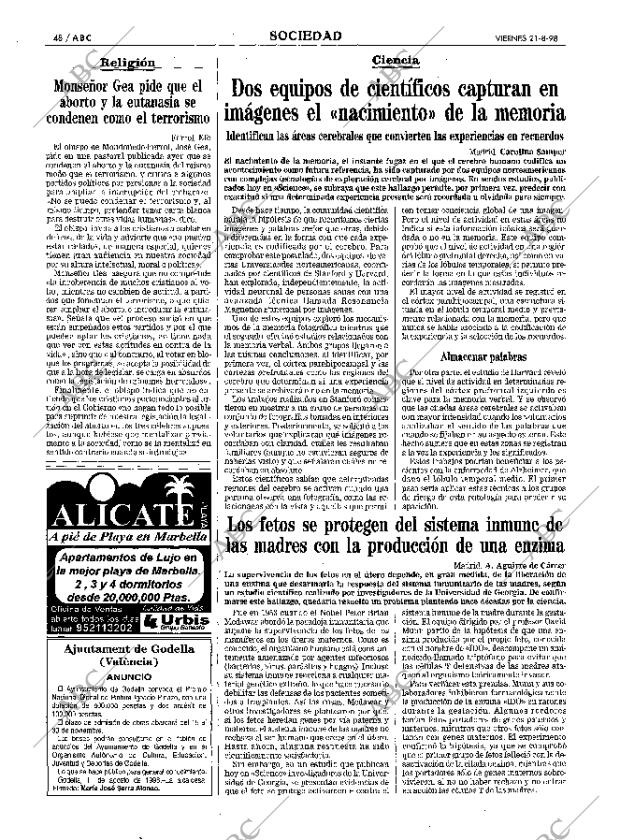 ABC MADRID 21-08-1998 página 48