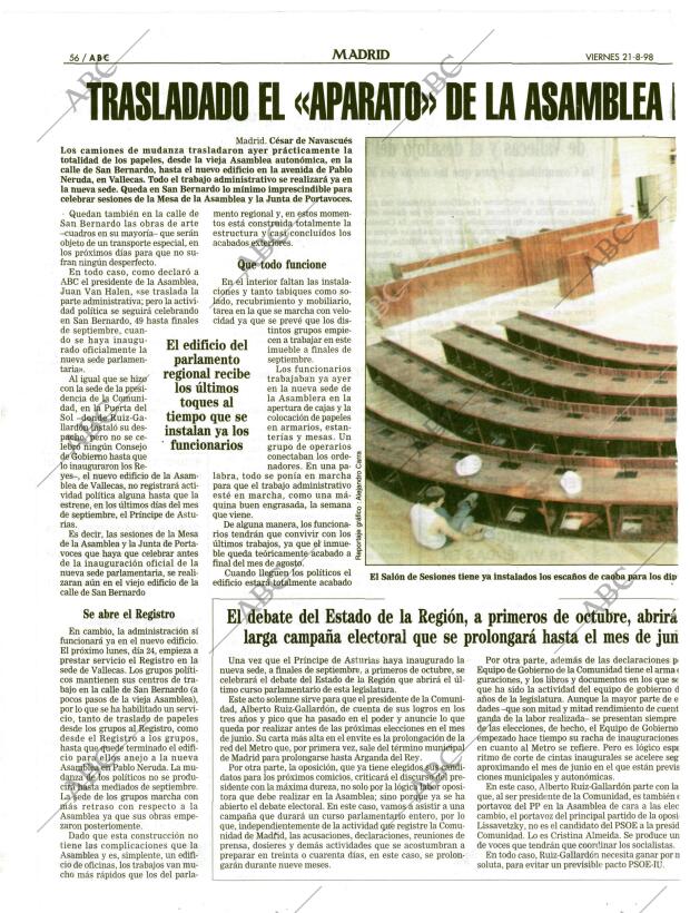 ABC MADRID 21-08-1998 página 56