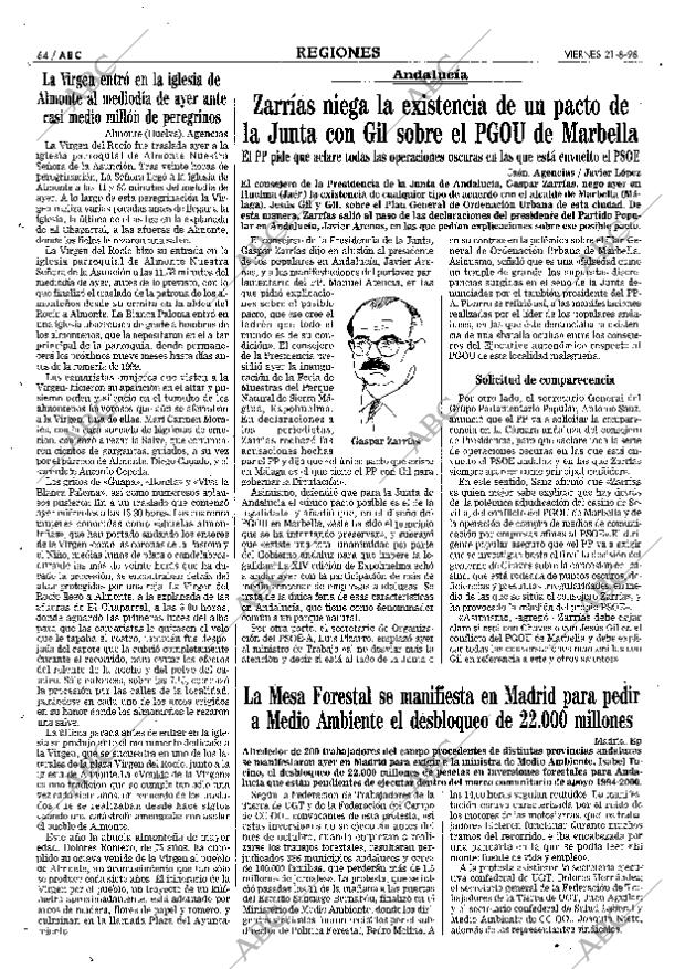 ABC MADRID 21-08-1998 página 64