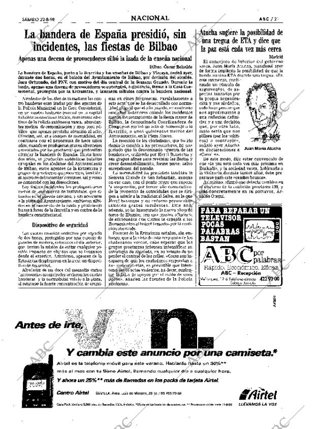 ABC SEVILLA 22-08-1998 página 21