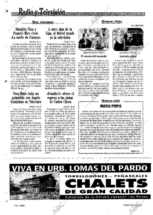 ABC MADRID 23-08-1998 página 116