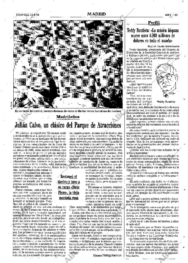 ABC MADRID 23-08-1998 página 65