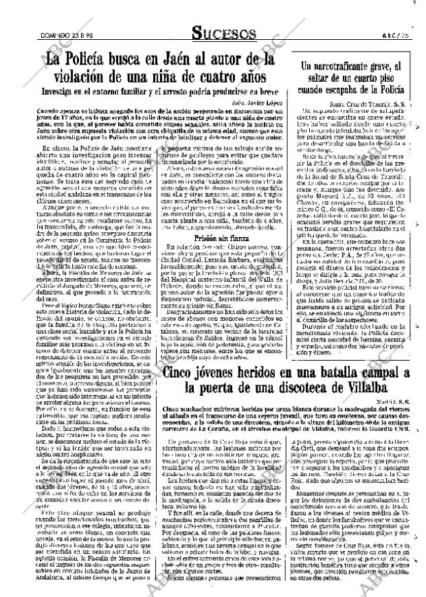 ABC MADRID 23-08-1998 página 75