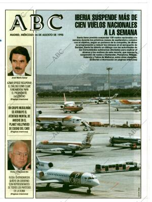 ABC MADRID 26-08-1998 página 1