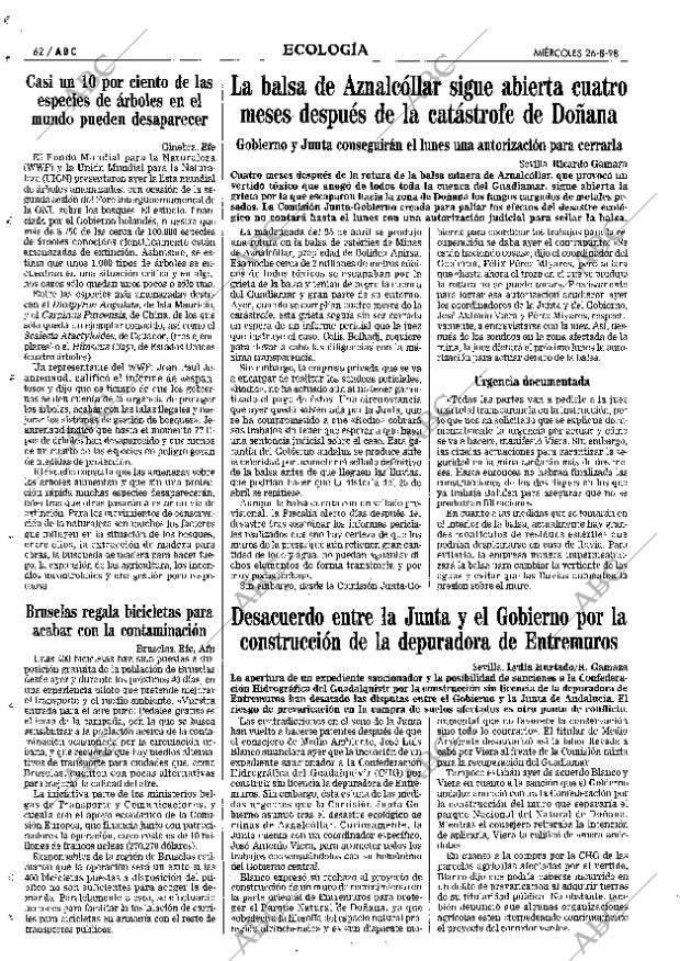 ABC MADRID 26-08-1998 página 62