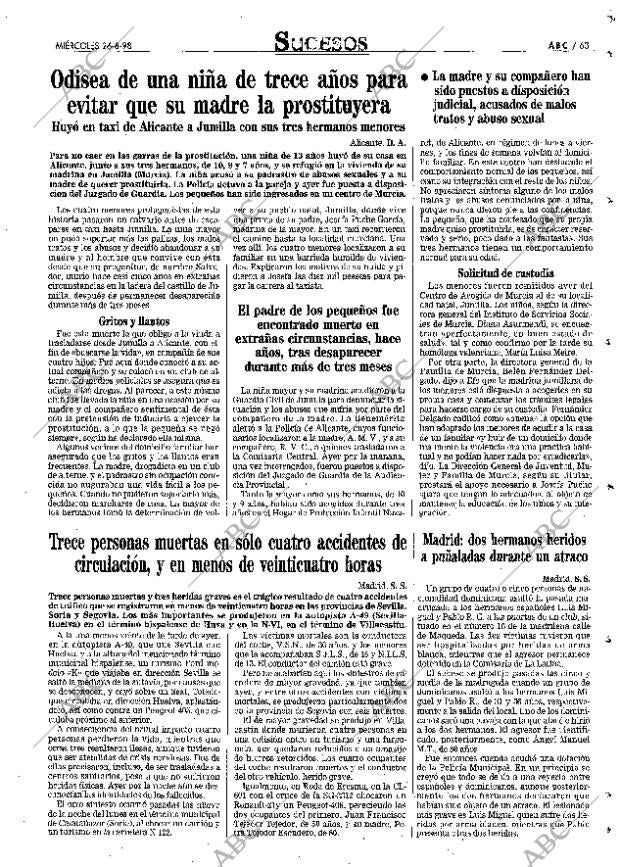 ABC MADRID 26-08-1998 página 63