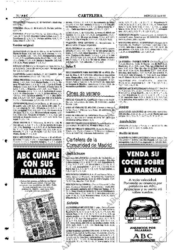 ABC MADRID 26-08-1998 página 78