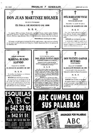 ABC MADRID 26-08-1998 página 80