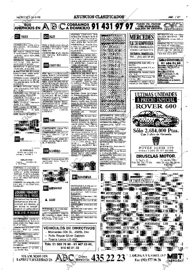 ABC MADRID 26-08-1998 página 87